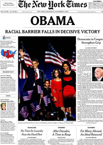 New York Times 11/5/08 