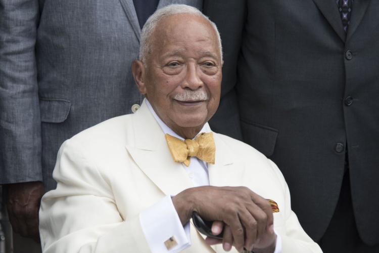 Former Mayor David Dinkins has a long-standing relationship with de Blasio.